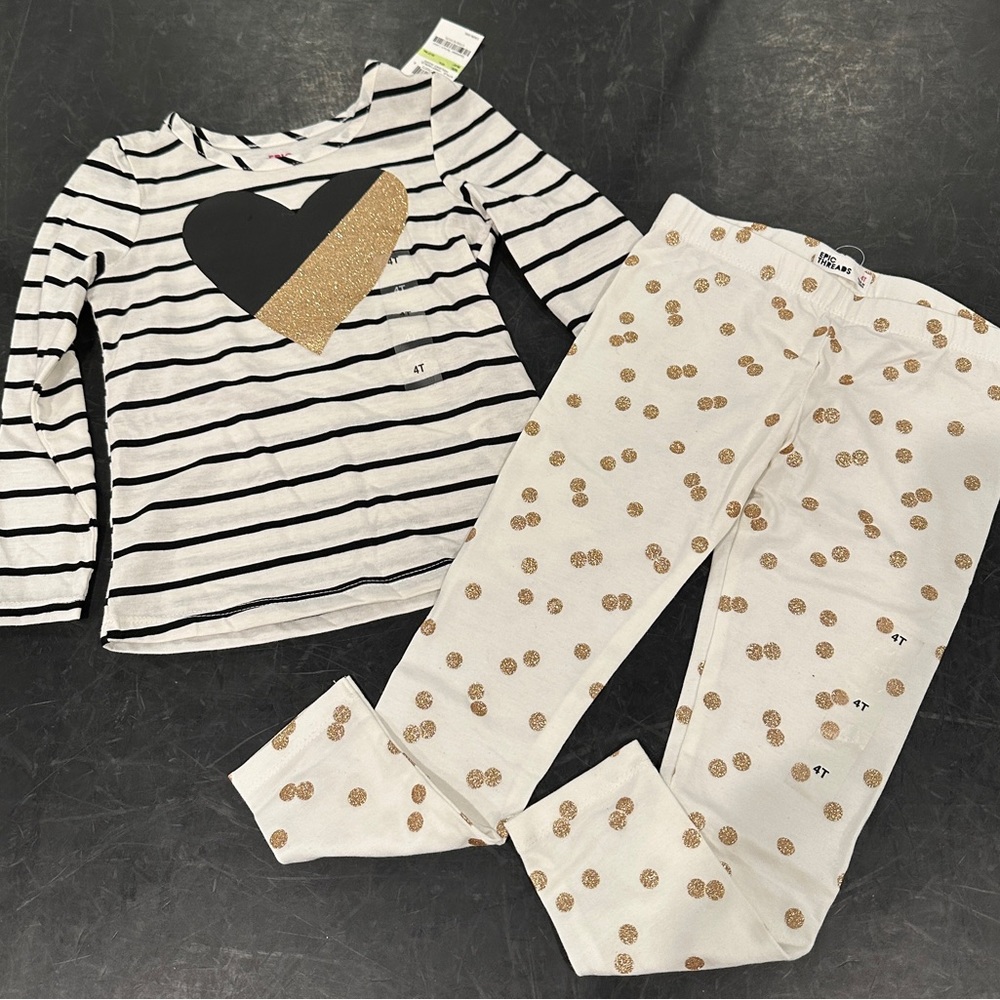 Epic Threads girl’s shirt & leggings ~ brand new with tags ~ size 4T.